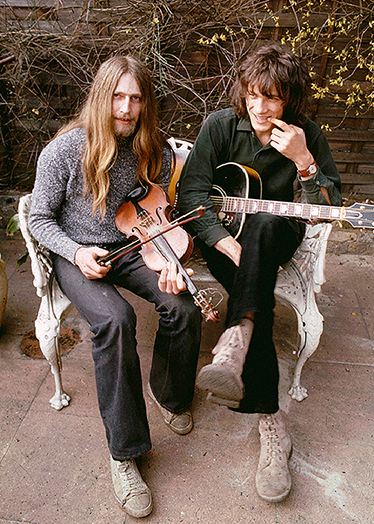 Otway & Barrett in 1973. Photo by Pete Townshend